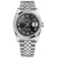 Rolex Datejust 36 Roman Numeral Dial Watch 116200-BKSRDJ Rolex Datejust 36 Roman Numeral Dial Watch 116200-BKSRDJ