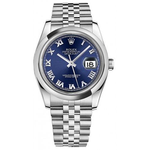 Rolex Datejust 36 Blue Dial Watch 116200-BLURJ