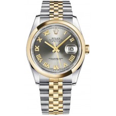 Rolex Datejust 36 Steel Roman Numeral Dial Watch 116203-STLRJ Rolex Datejust 36 Steel Roman Numeral Dial Watch 116203-STLRJ