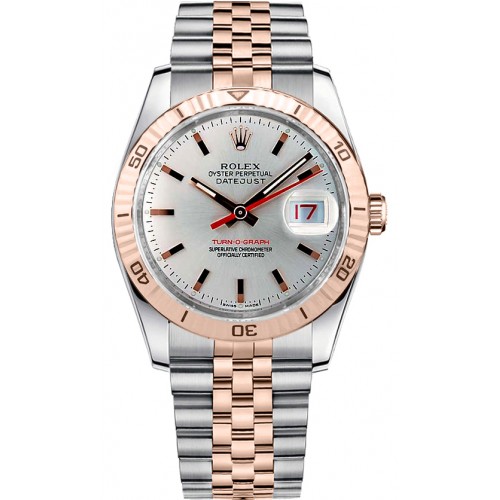 Rolex Datejust 36 Silver Dial Watch 116261-SLVSJ