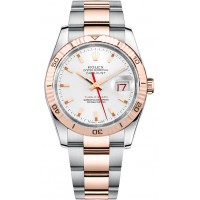 Rolex Datejust 36 Rose Gold & Oystersteel Watch 116261-WHTSO
