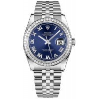 Rolex Datejust 36 Women's Diamond Watch 116244-BLURJ