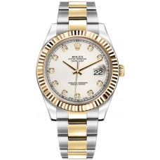 Rolex Datejust II 41 Ivory Diamond Dial Watch 116333-IVRDFO Rolex Datejust II 41 Ivory Diamond Dial Watch 116333-IVRDFO
