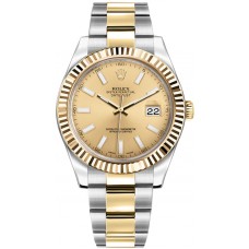 Rolex Datejust II 41 Stainless Steel & Yellow Gold Watch 116333-GLDSFO Rolex Datejust II 41 Stainless Steel & Yellow Gold Watch 116333-GLDSFO