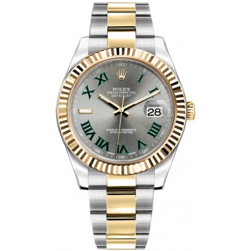 Rolex Datejust II 41 Automatic Gold & Steel Men's Watch 116333-GRYRFO