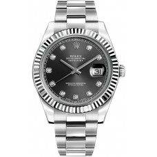 Rolex Datejust II 41 White Gold Bezel Men's Watch 116334-RHDDO Rolex Datejust II 41 White Gold Bezel Men's Watch 116334-RHDDO