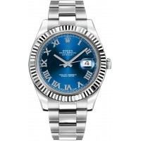 Rolex Datejust II 41 Blue Roman Numeral Dial Men's Watch 116334-BLURO Rolex Datejust II 41 Blue Roman Numeral Dial Men's Watch 116334-BLURO