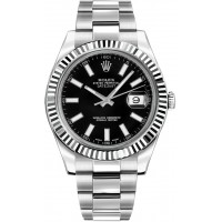 Rolex Datejust II 41 Fluted Bezel Men's Watch 116334-BLKSFO