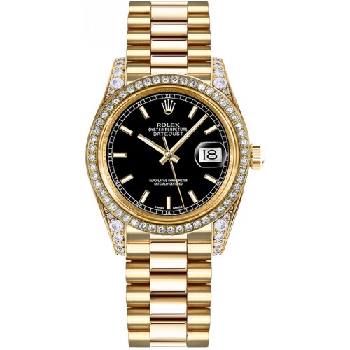 Rolex Datejust 31 Black Dial Diamond Watch 178158-BLKSP Rolex Datejust 31 Black Dial Diamond Watch 178158-BLKSP