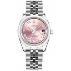 Rolex Datejust 31 Pink Roman Numeral Dial Watch 178240-PNKRJ Rolex Datejust 31 Pink Roman Numeral Dial Watch 178240-PNKRJ