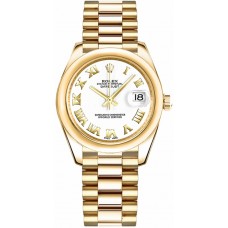 Rolex Datejust 31 Gold Women's Watch 178248-WHTRP Rolex Datejust 31 Gold Women's Watch 178248-WHTRP