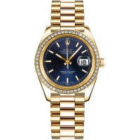 Rolex Datejust 31 Blue Dial Gold Diamond Watch 178288-BLUSP Rolex Datejust 31 Blue Dial Gold Diamond Watch 178288-BLUSP