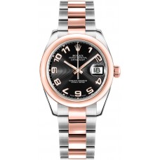 Rolex Datejust 31 Solid 18k Rose Gold & Steel Watch 178241-BLKCAO Rolex Datejust 31 Solid 18k Rose Gold & Steel Watch 178241-BLKCAO