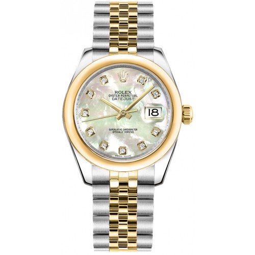 Rolex Datejust 31 Mother of Pearl Diamond Dial Watch 178243-MOPDJ
