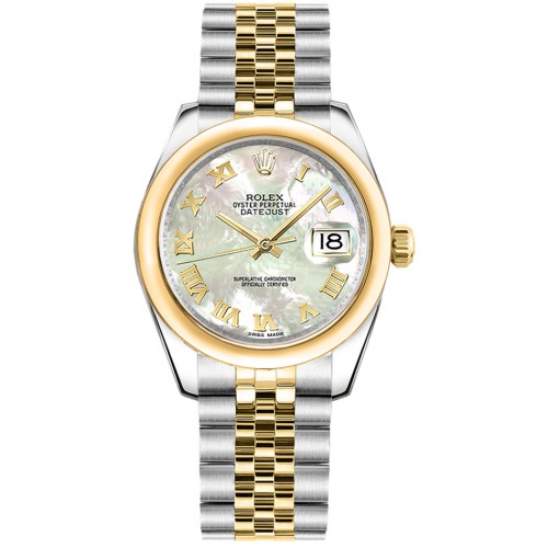 Rolex Datejust 31 Mother of Pearl Roman Numeral Dial Watch 178243-MOPRJ