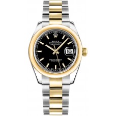Rolex Datejust 31 Domed Bezel Watch 178243-BLKSO Rolex Datejust 31 Domed Bezel Watch 178243-BLKSO