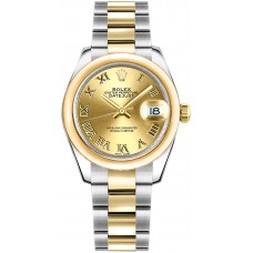 Rolex Datejust 31 Champagne Roman Numeral Dial Watch 178243-CHPRO Rolex Datejust 31 Champagne Roman Numeral Dial Watch 178243-CHPRO