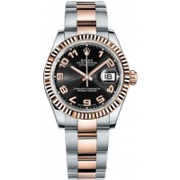 Rolex Datejust 31 Black Dial Oyster Bracelet Watch 178271-BLKCAO Rolex Datejust 31 Black Dial Oyster Bracelet Watch 178271-BLKCAO