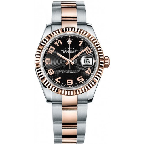 Rolex Datejust 31 Black Dial Oyster Bracelet Watch 178271-BLKCAO Rolex Datejust 31 Black Dial Oyster Bracelet Watch 178271-BLKCAO
