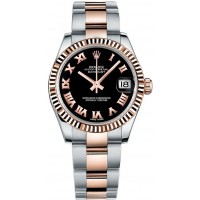 Rolex Datejust 31 Black Roman Numeral Oyster Bracelet Watch 178271-BLKRO Rolex Datejust 31 Black Roman Numeral Oyster Bracelet Watch 178271-BLKRO
