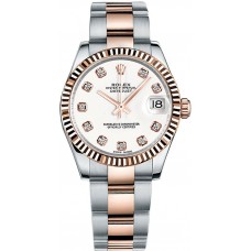 Rolex Datejust 31 White Diamond Dial Women's Watch 178271-WHTDDO Rolex Datejust 31 White Diamond Dial Women's Watch 178271-WHTDDO