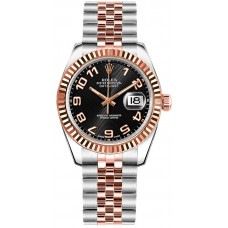 Rolex Datejust 31 Concentric Circle Black Dial Watch 178271-BLKCAJ Rolex Datejust 31 Concentric Circle Black Dial Watch 178271-BLKCAJ