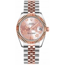 Rolex Datejust 31 Pink Floral Motif Dial Watch 178271-PNKFMJ Rolex Datejust 31 Pink Floral Motif Dial Watch 178271-PNKFMJ