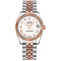 Rolex Datejust 31 White Roman Numeral Dial Watch 178271-WHTRJ