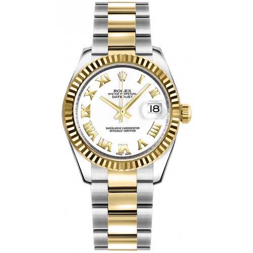 Rolex Datejust 31 White Roman Numeral Dial Watch 178273-WHTRO