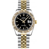 Rolex Datejust 31 Black Dial Jubilee Bracelet Watch 178313-BLKSJ Rolex Datejust 31 Black Dial Jubilee Bracelet Watch 178313-BLKSJ