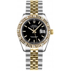 Rolex Datejust 31 Black Dial Jubilee Bracelet Watch 178313-BLKSJ Rolex Datejust 31 Black Dial Jubilee Bracelet Watch 178313-BLKSJ
