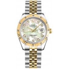 Rolex Datejust 31 Mother of Pearl Diamond Jubilee Bracelet Watch 178313-MOPDJ Rolex Datejust 31 Mother of Pearl Diamond Jubilee Bracelet Watch 178313-MOPDJ