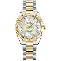 Rolex Datejust 31 Mother of Pearl Diamond Oyster Bracelet Watch 178313-MOPDO