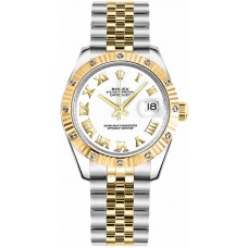 Rolex Datejust 31 White Roman Numeral Jubilee Bracelet Watch 178313-WHTRJ Rolex Datejust 31 White Roman Numeral Jubilee Bracelet Watch 178313-WHTRJ