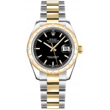 Rolex Datejust 31 Black Dial Domed Bezel Watch 178343-BLKSO Rolex Datejust 31 Black Dial Domed Bezel Watch 178343-BLKSO