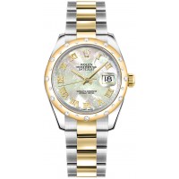 Rolex Datejust 31 Mother of Pearl Roman Numeral Oyster Bracelet Watch 178343-MOPRO