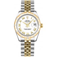Rolex Datejust 31 White Roman Numeral Dial Watch 178343-WHTRJ