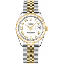 Rolex Datejust 31 White Roman Numeral Dial Watch 178343-WHTRJ Rolex Datejust 31 White Roman Numeral Dial Watch 178343-WHTRJ