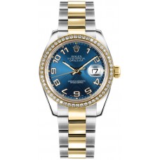 Rolex Datejust 31 Blue Dial Diamond Bezel Watch 178383-BLUCAO Rolex Datejust 31 Blue Dial Diamond Bezel Watch 178383-BLUCAO
