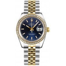 Rolex Datejust 31 Blue Dial Jubilee Bracelet Watch 178383-BLUSJ Rolex Datejust 31 Blue Dial Jubilee Bracelet Watch 178383-BLUSJ