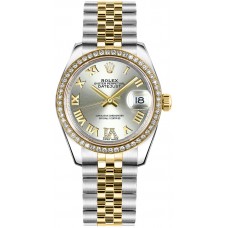 Rolex Datejust 31 Silver Roman Numeral Diamond Watch 178383-SLVRDRJ Rolex Datejust 31 Silver Roman Numeral Diamond Watch 178383-SLVRDRJ