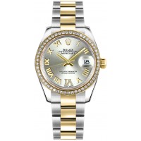Rolex Datejust 31 Oyster Bracelet Diamond Watch 178383-SLVRDRO