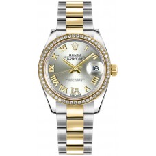 Rolex Datejust 31 Oyster Bracelet Diamond Watch 178383-SLVRDRO Rolex Datejust 31 Oyster Bracelet Diamond Watch 178383-SLVRDRO