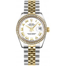 Rolex Datejust 31 White Roman Numeral Dial Watch 178383-WHTRJ Rolex Datejust 31 White Roman Numeral Dial Watch 178383-WHTRJ
