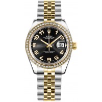 Rolex Datejust 31 Black Dial Yellow Gold & Steel Watch 178383-BLKCAJ Rolex Datejust 31 Black Dial Yellow Gold & Steel Watch 178383-BLKCAJ