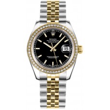 Rolex Datejust 31 Black Dial Jubilee Bracelet Watch 178383-BLKSJ Rolex Datejust 31 Black Dial Jubilee Bracelet Watch 178383-BLKSJ