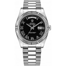 Rolex Day-Date 41 Black Roman Numeral Men's Gold Watch Rolex Day-Date 41 Black Roman Numeral Men's Gold Watch