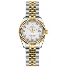 Rolex Lady-Datejust 26 White Diamond Jubilee Bracelet Watch Rolex Lady-Datejust 26 White Diamond Jubilee Bracelet Watch