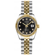 Rolex Lady-Datejust 26 Black Dial Women's Watch 179173-BLKJDJ Rolex Lady-Datejust 26 Black Dial Women's Watch 179173-BLKJDJ