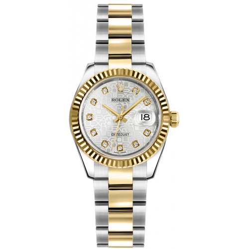 Rolex Lady-Datejust 26 Silver Dial Women's Watch 179173-SLVJDO Rolex Lady-Datejust 26 Silver Dial Women's Watch 179173-SLVJDO